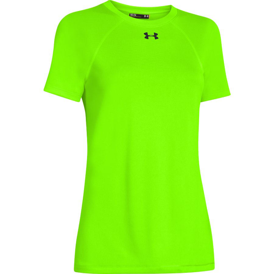 Locker Women’s Basketball Short Sleeve Shirt, Flourescent Green