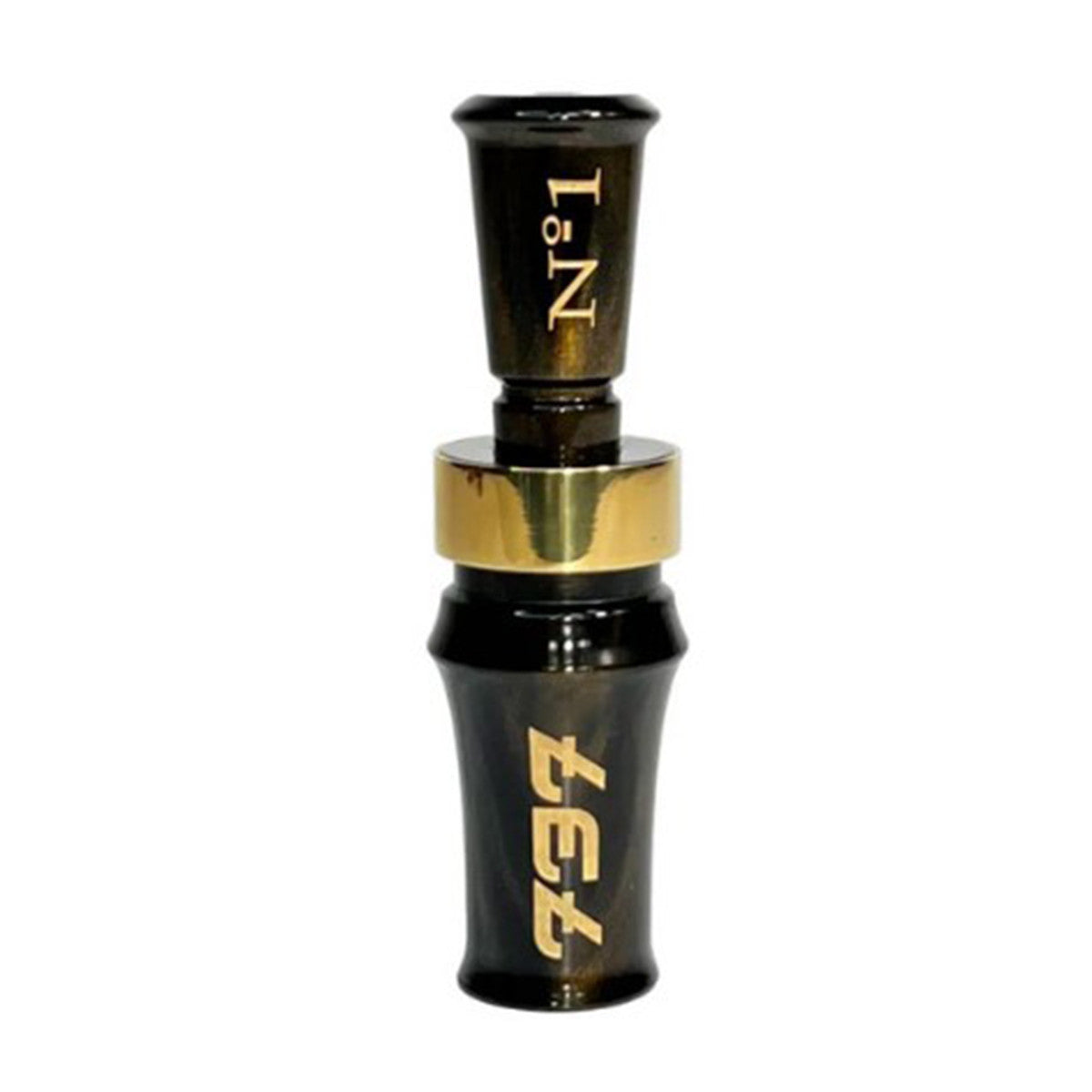 737 No. 1 Single Reed Duck Call Image in Black Gold-Brass