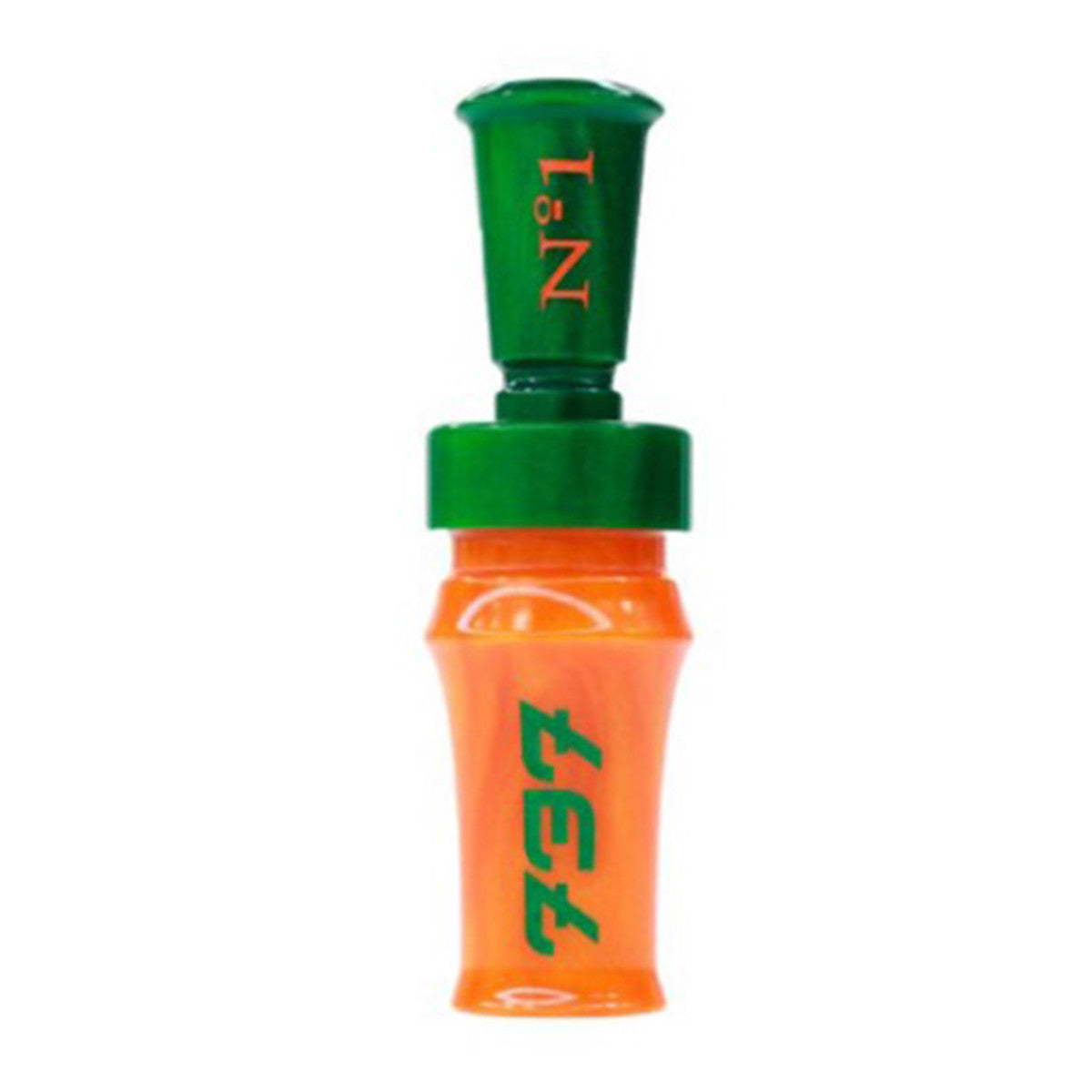 737 No. 1 Single Reed Duck Call Image in Orange-Green-Green