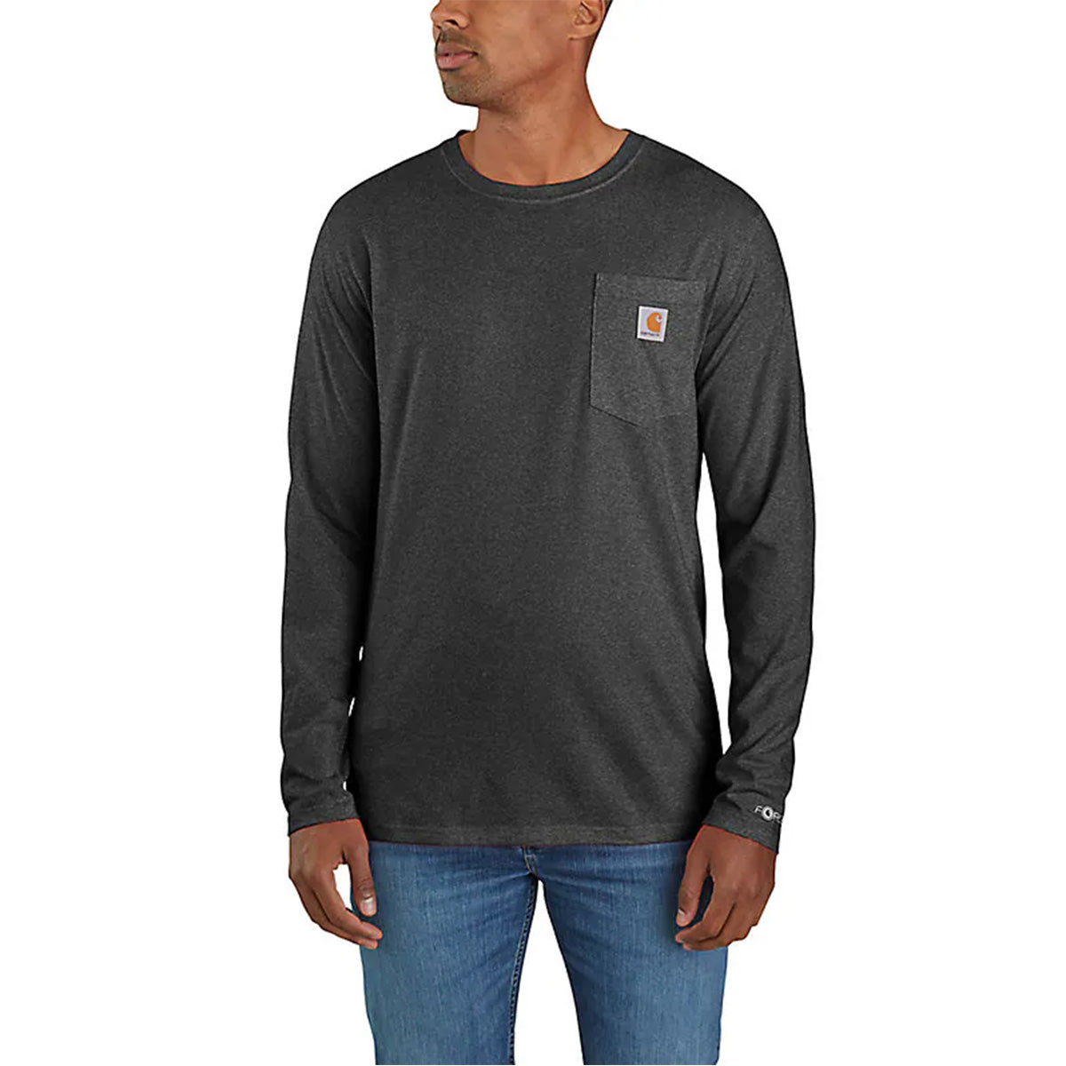 Force Relaxed Fit Midweight Pocket Long Sleeve