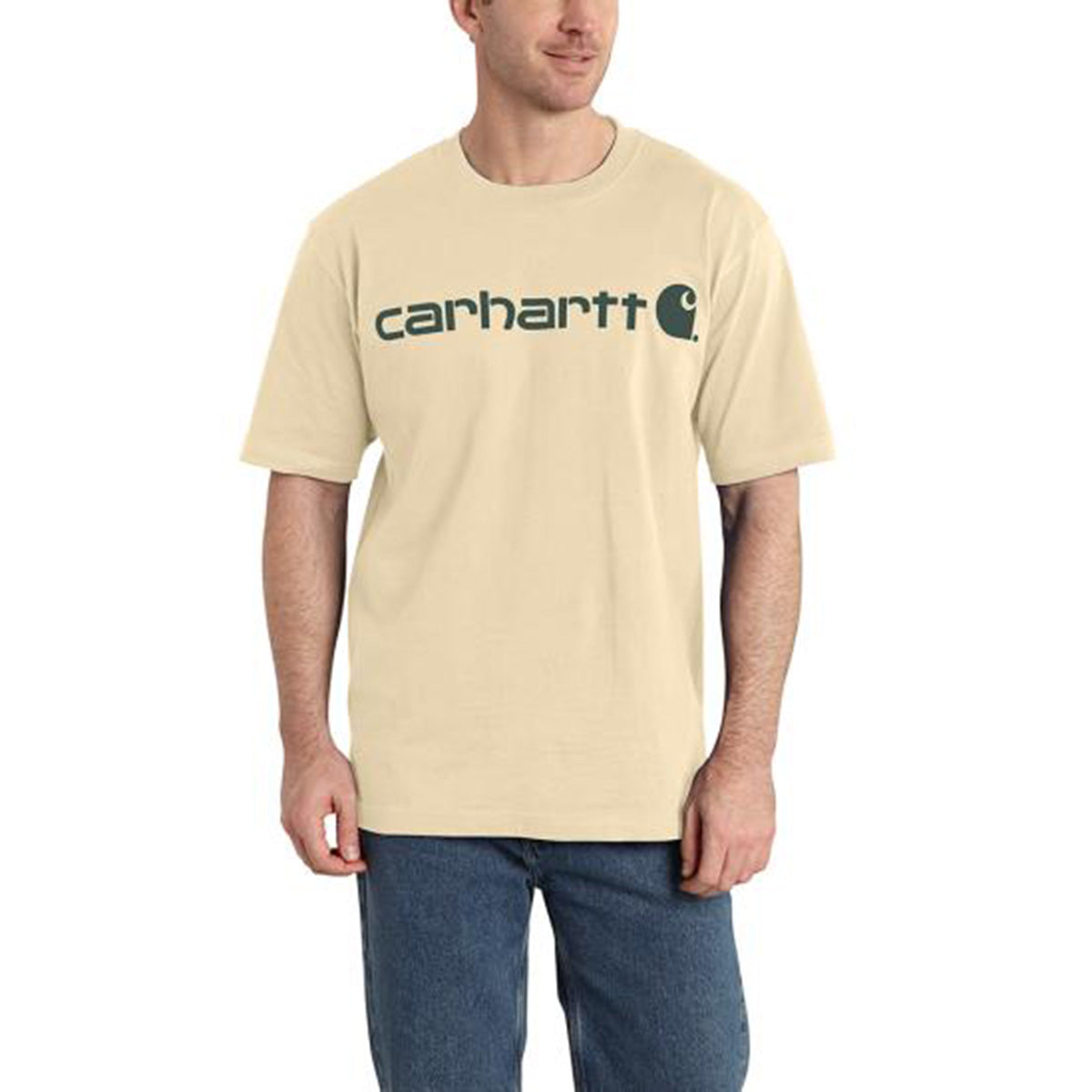 Loose Fit Heavyweight Short-Sleeve Logo Graphic T-Shirt