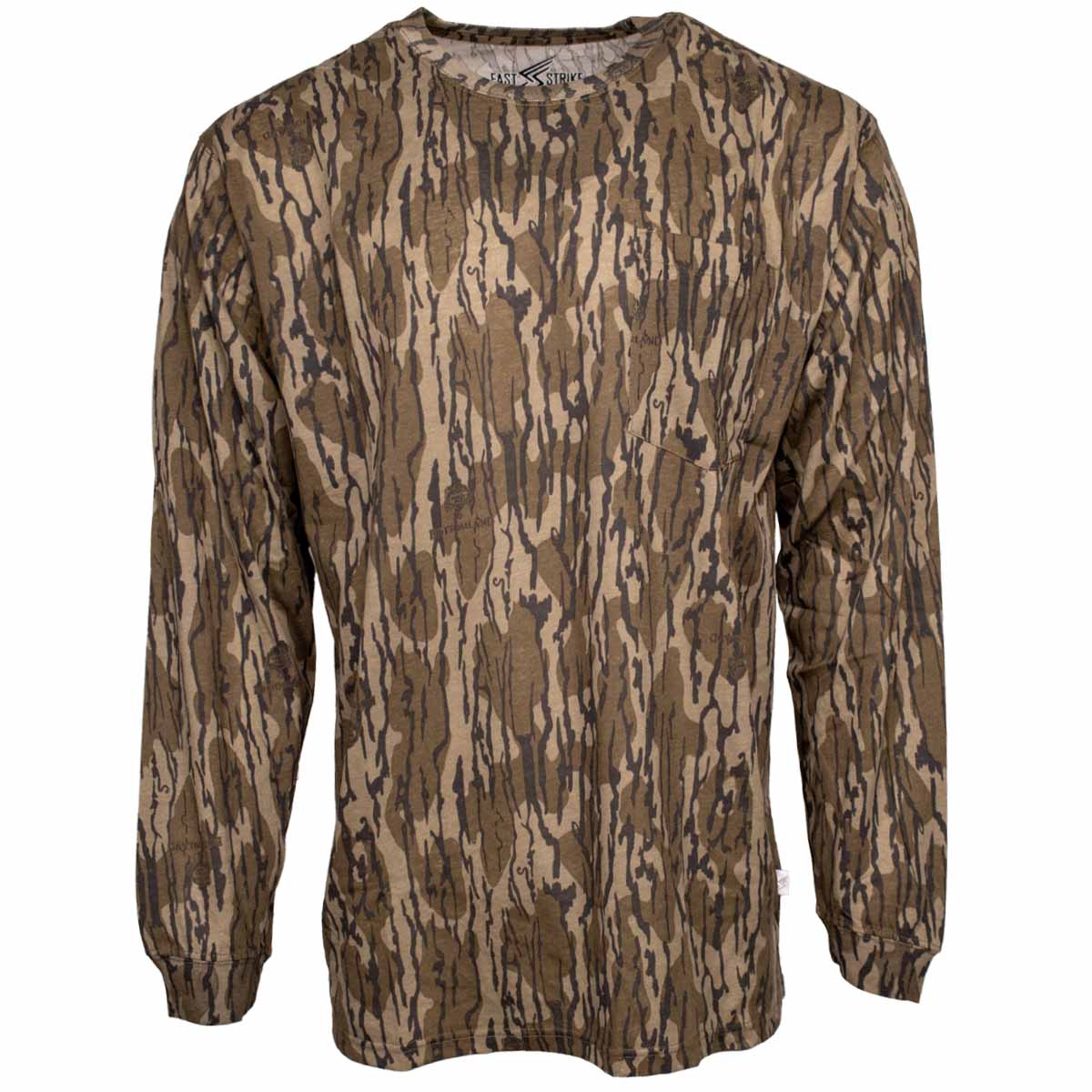 Men's Long Sleeve Cotton Blend T-Shirt - Original Bottomland