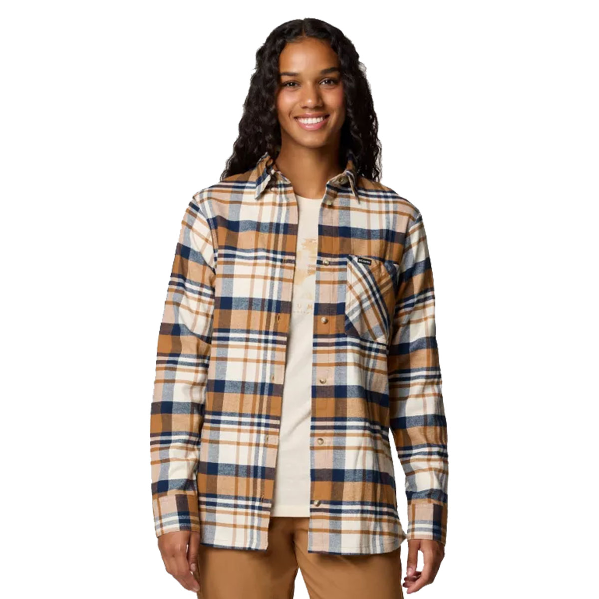 Women's Calico Basin Flannel Long Sleeve Shirt
