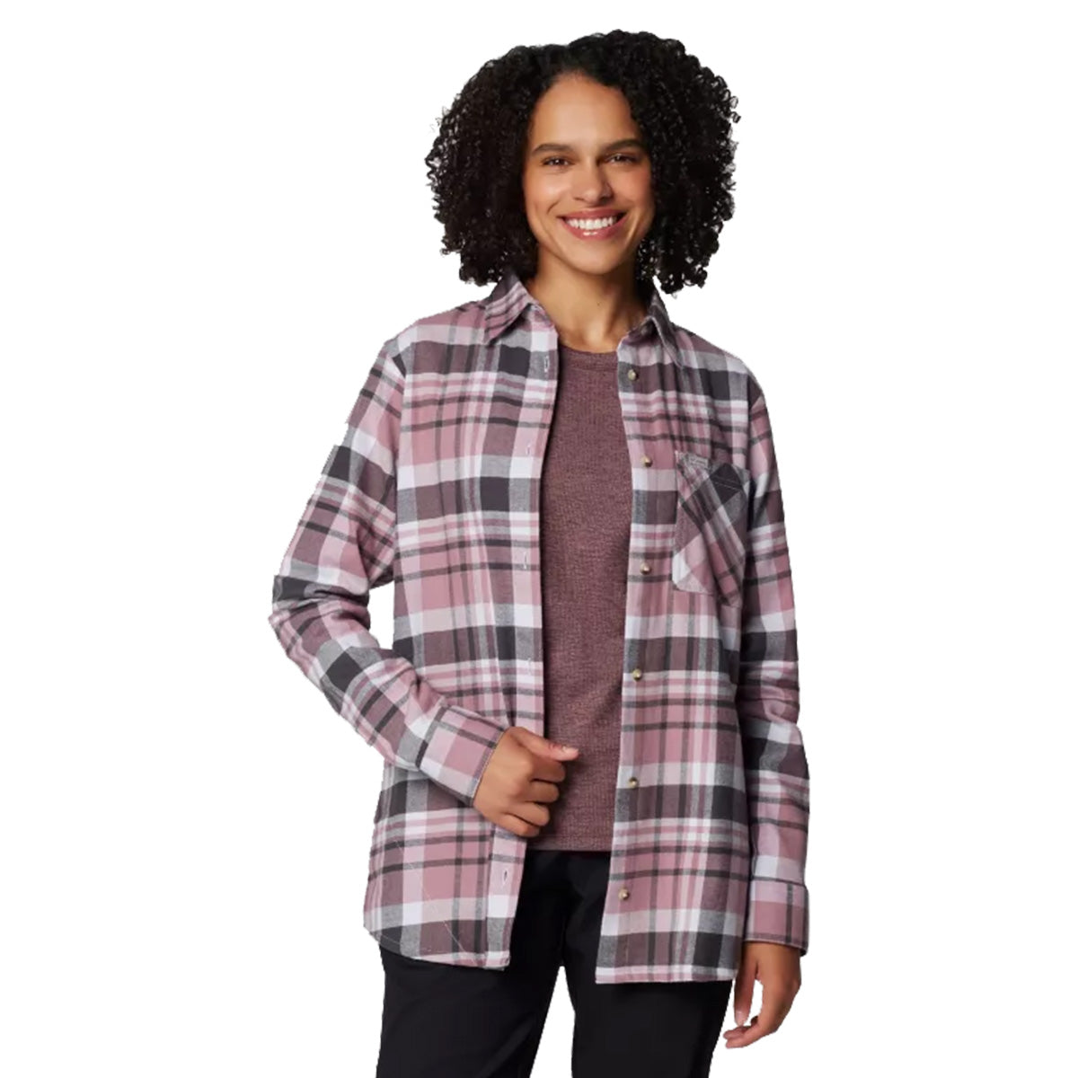 Women's Calico Basin Flannel Long Sleeve Shirt