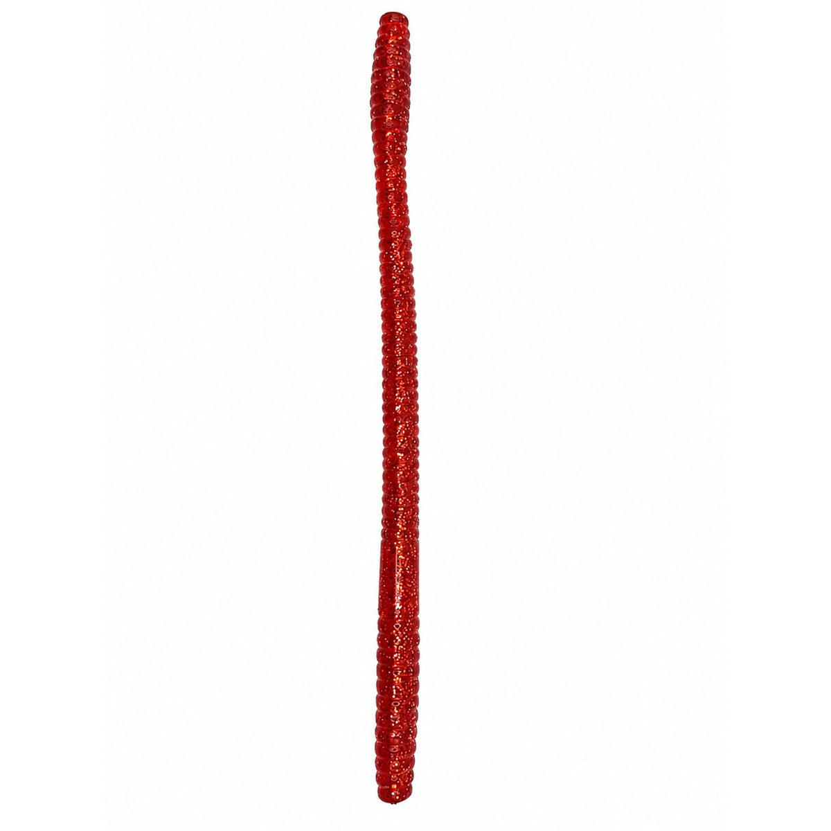 Image of Head Hunter 7" Super Soft Crawler in Red / Silver and Gold Glitter
