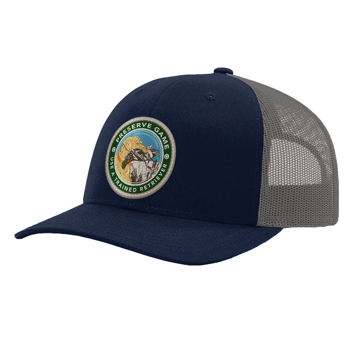 Over Under Preserve Game Mesh Back Hat - Navy