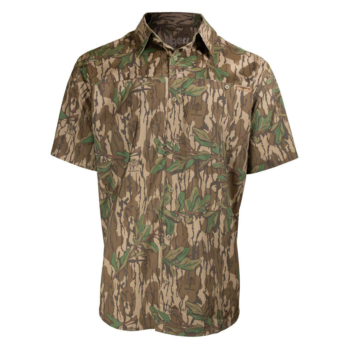 Tough Guide Camo Short Sleeve Button-Down Shirt with Bug Protection