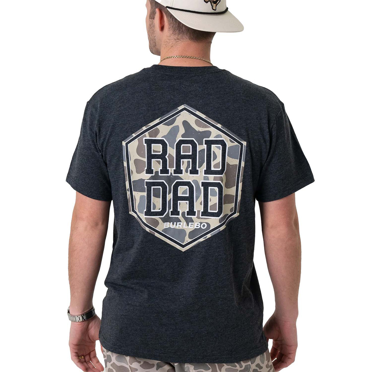 Rad Dad Deer Camo Short Sleeve Shirt