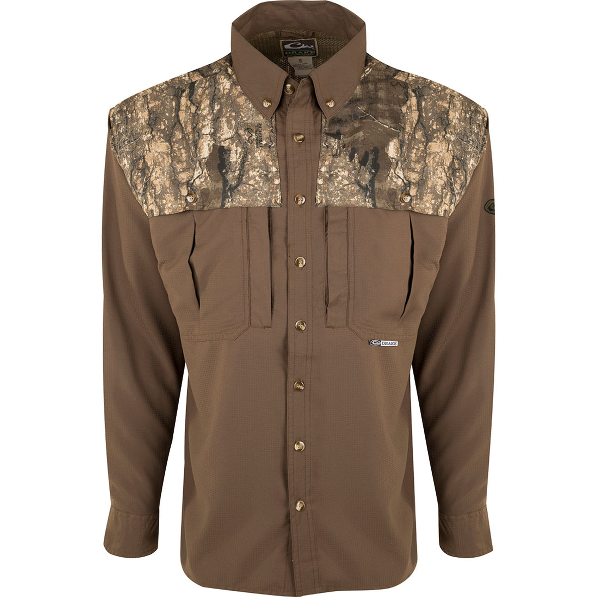EST Two Tone Camo Flyweight Wingshooter's Long Sleeve Shirt