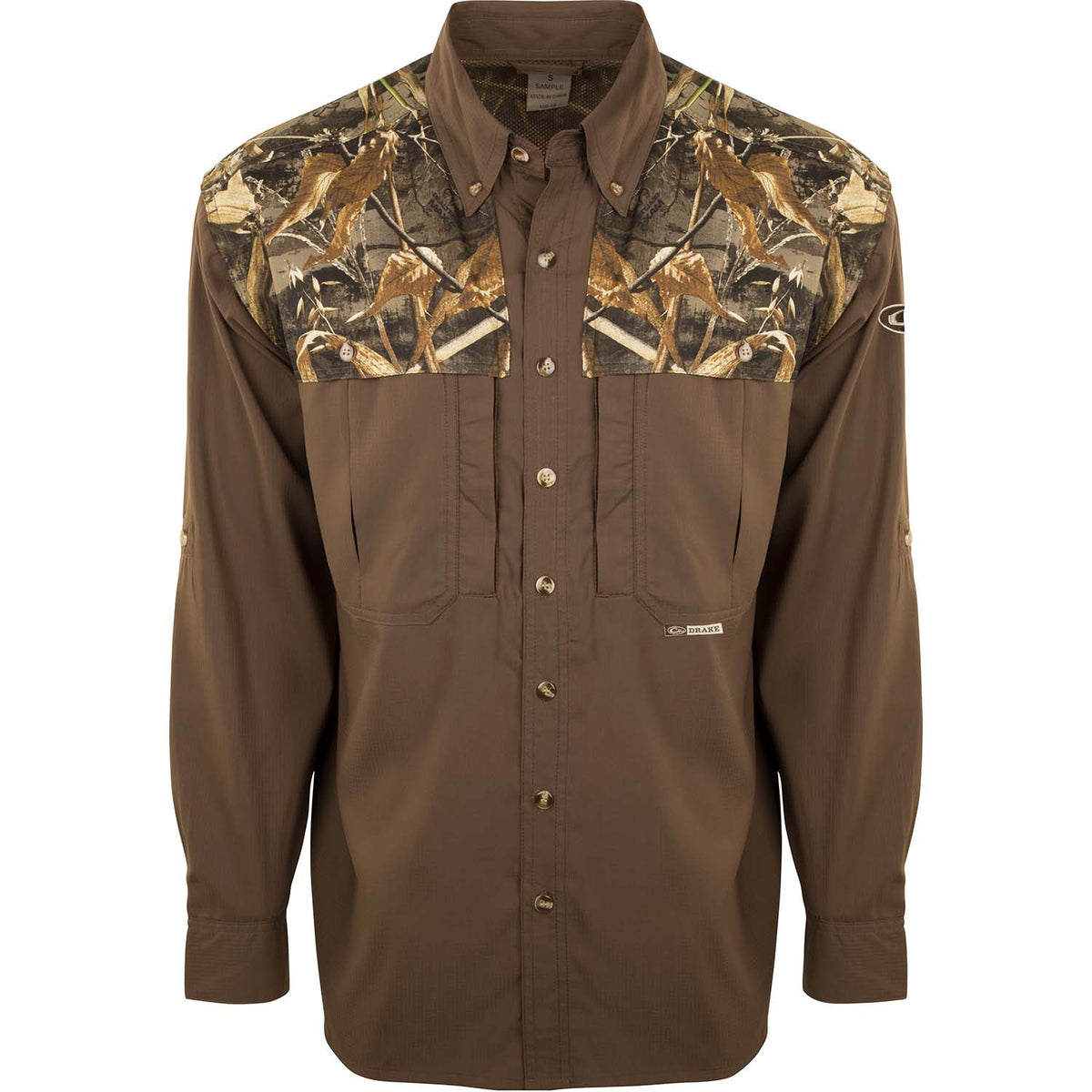 EST Two Tone Camo Flyweight Wingshooter's Long Sleeve Shirt