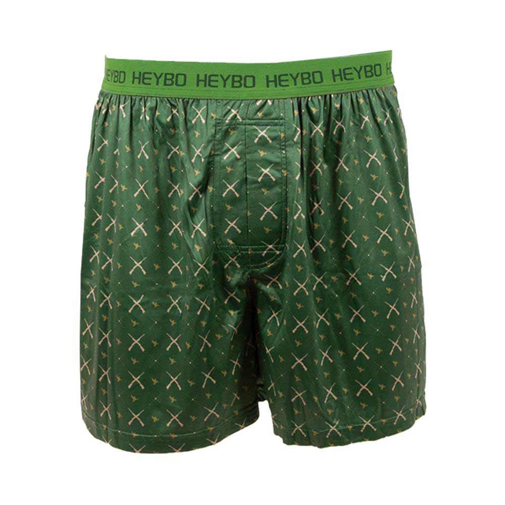 Crossed Guns and Ducks Performance Boxers-Green