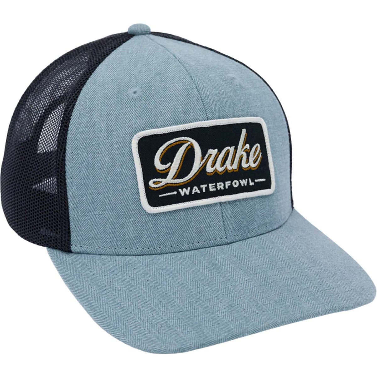 Herringbone Patch Mesh Back Cap