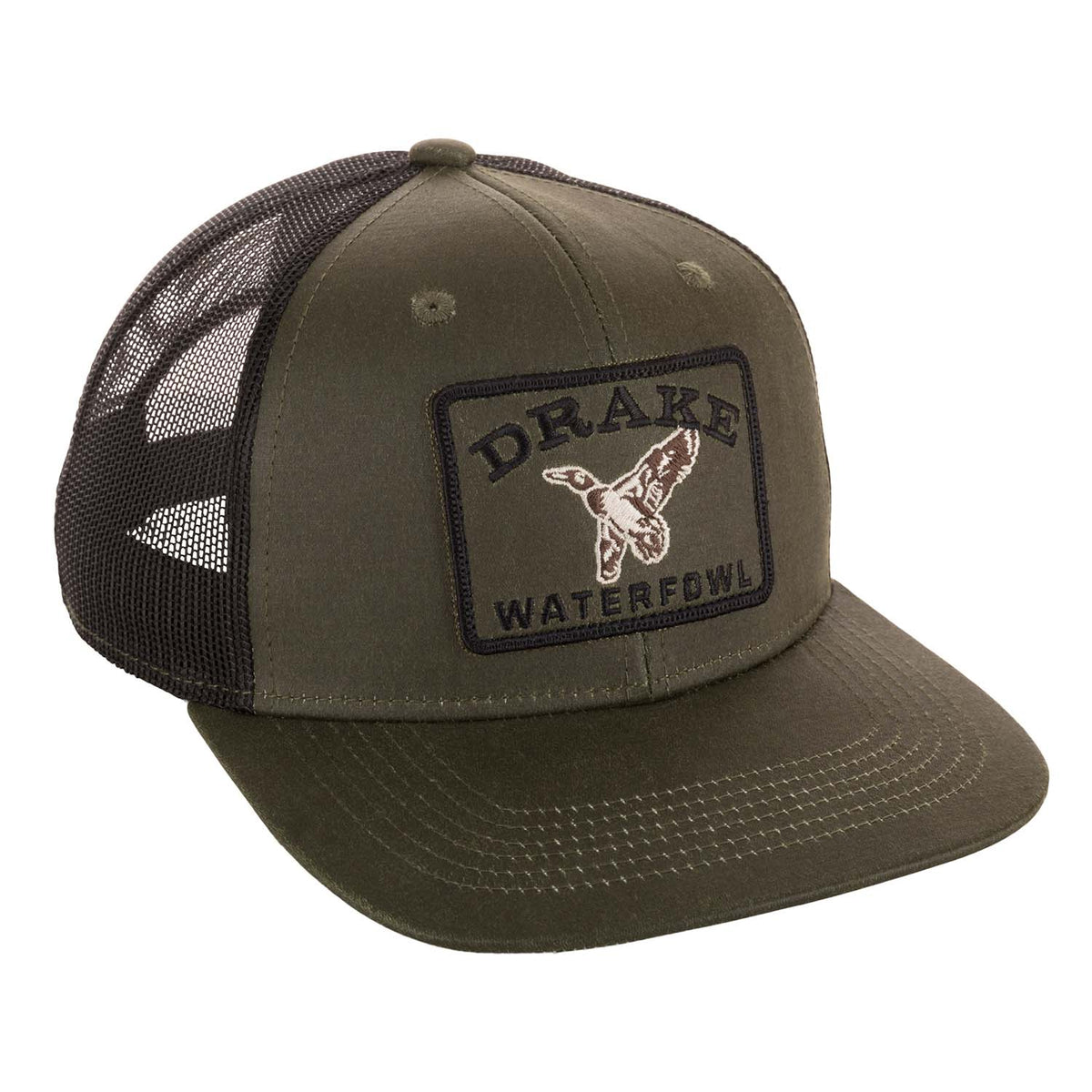 Waxed Cotton Duck Patch Mesh Back Cap