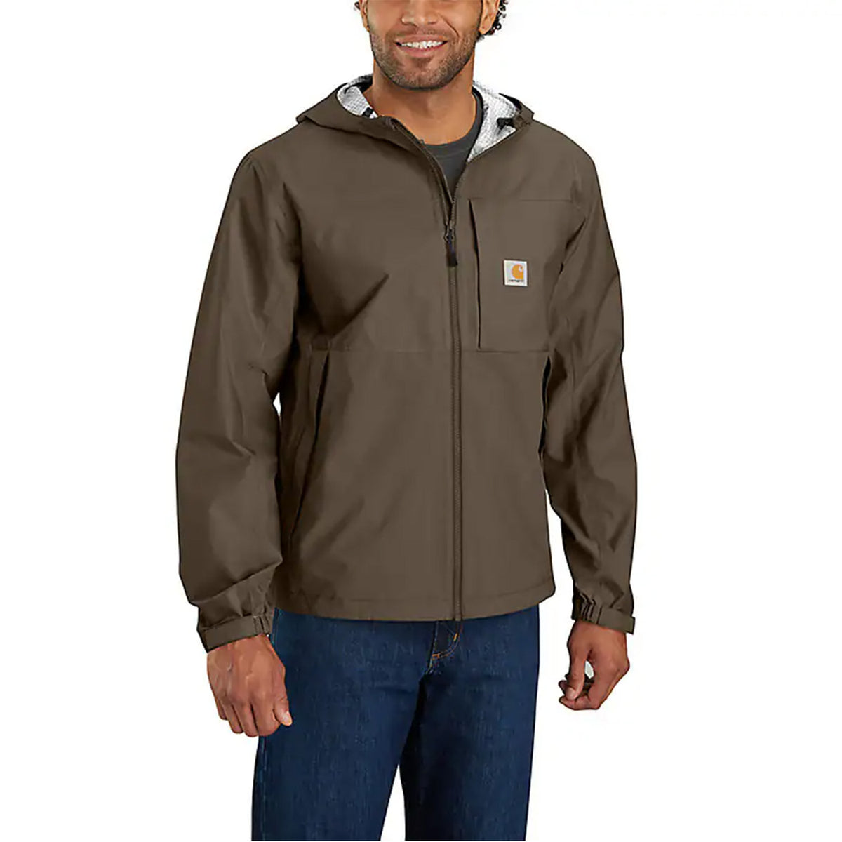 Storm Defender Relaxed Fit Lightweight Packable Waterproof Jacket
