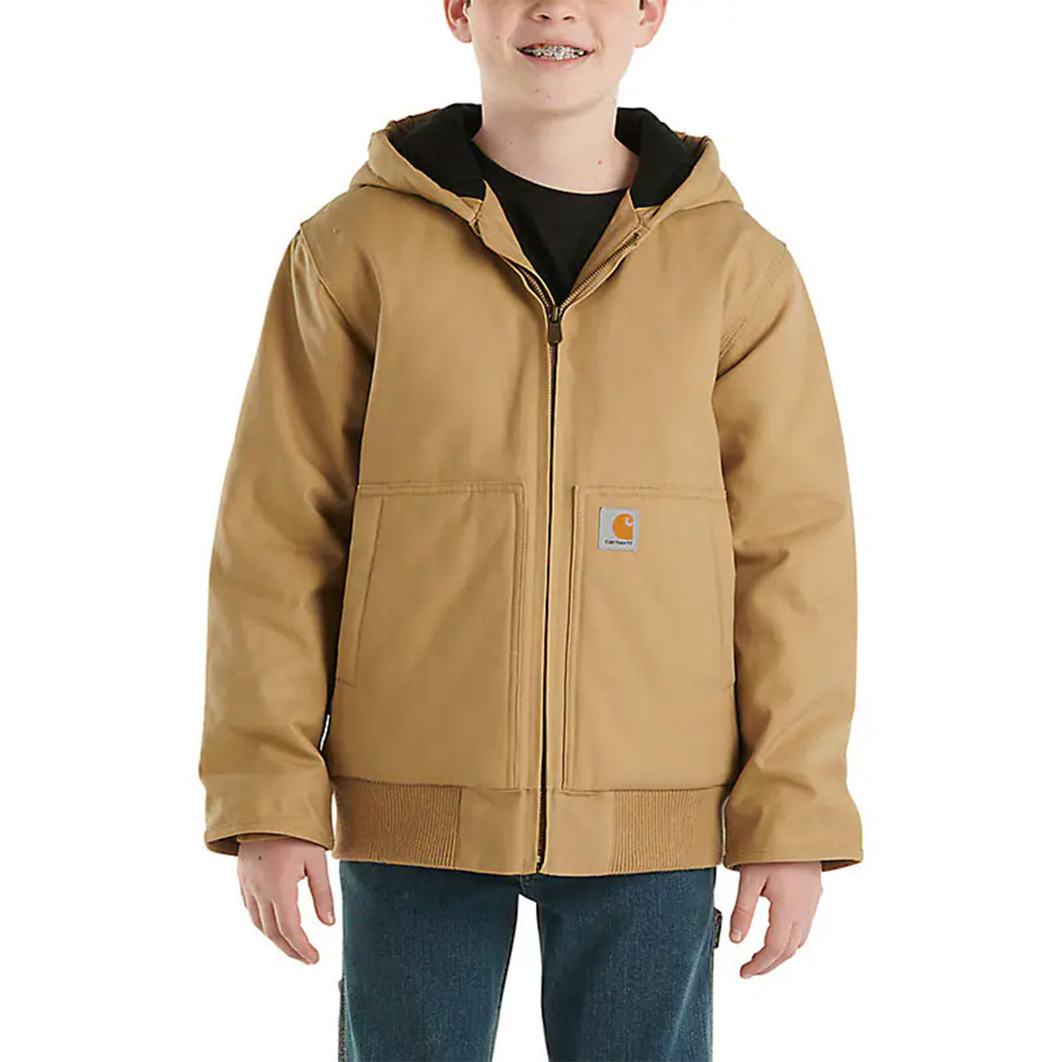 Child Flannel Quilt Lined Active Jac