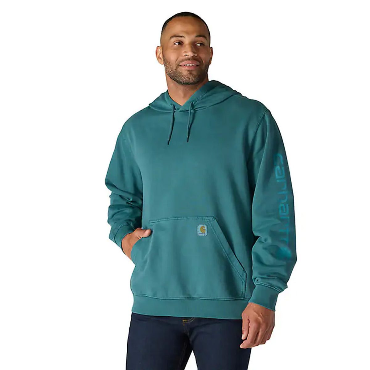 Relaxed Fit Midweight Garment Dyed Graphic Sweatshirt