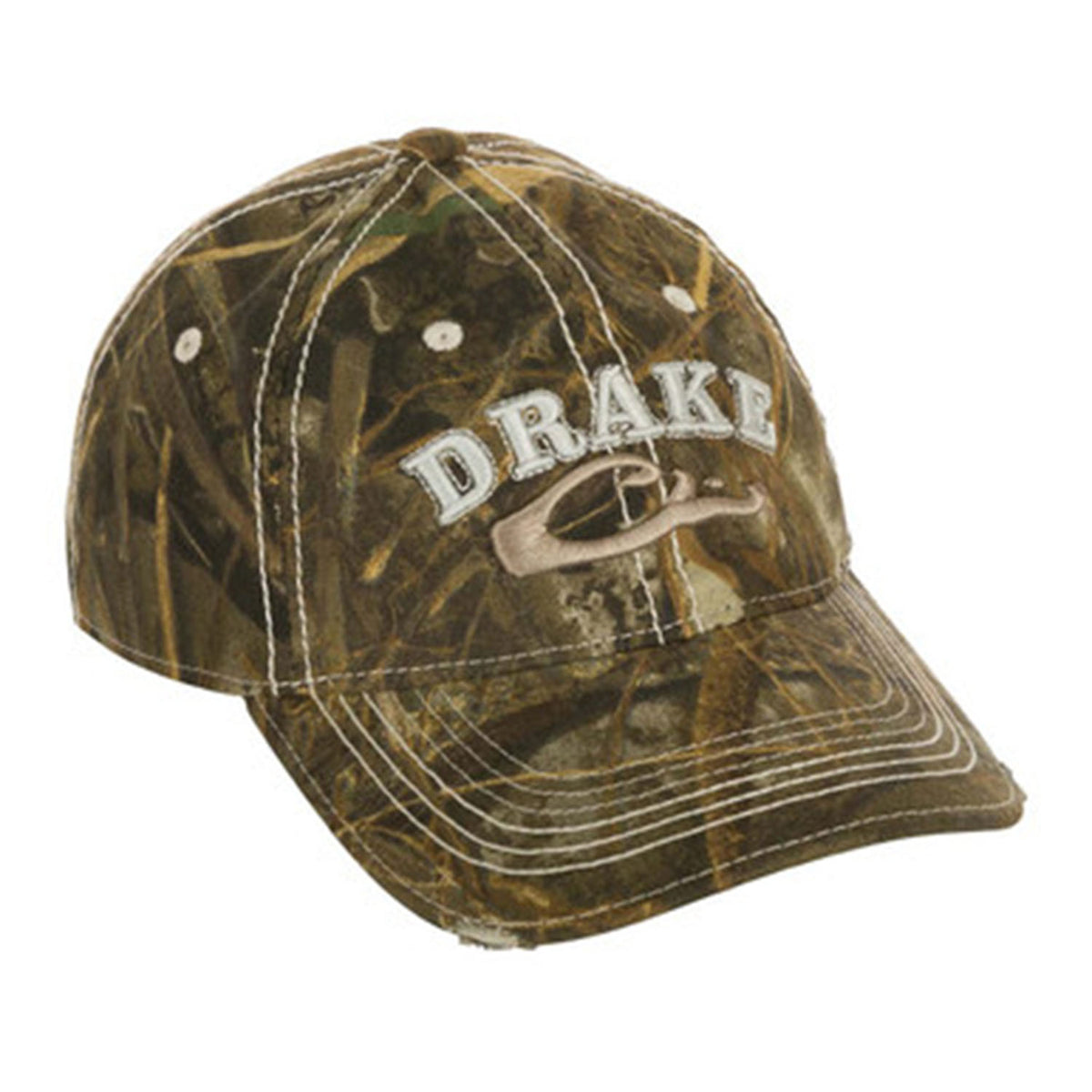 Distressed 6-Panel Ball Cap