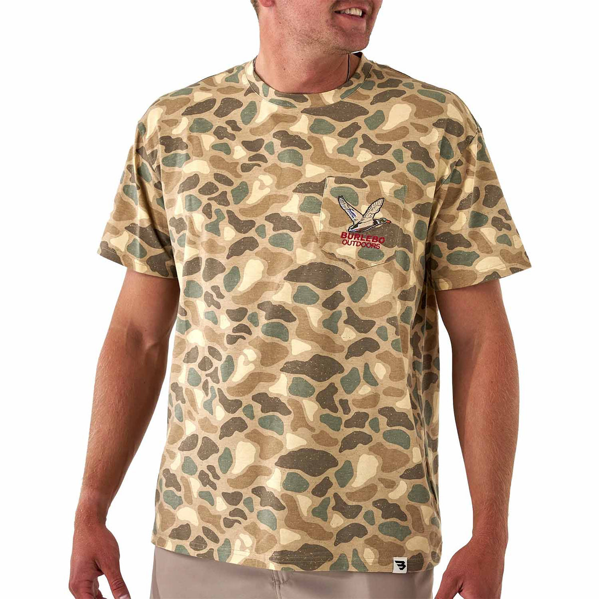 Short Sleeve Pocket Tee Pintail Camo