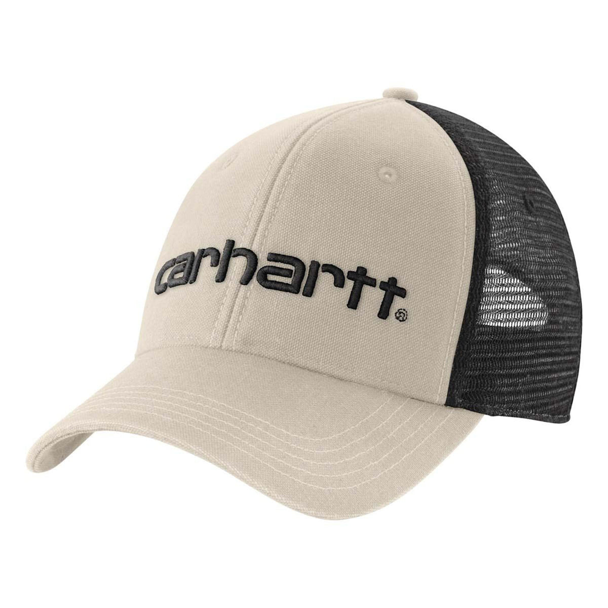 Canvas Mesh-Back Logo Cap