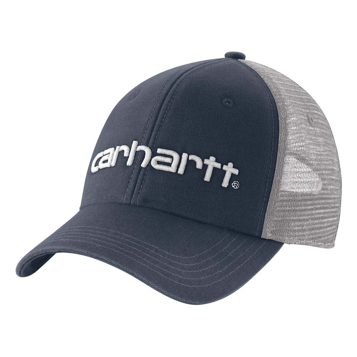Canvas Mesh-Back Logo Cap