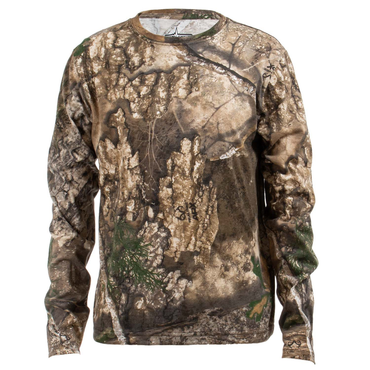 Youth Bear Cave Camo Long Sleeve Tee