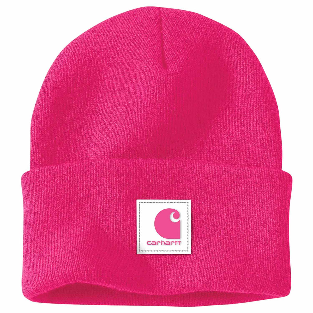 Knit Rubber Patch Beanie