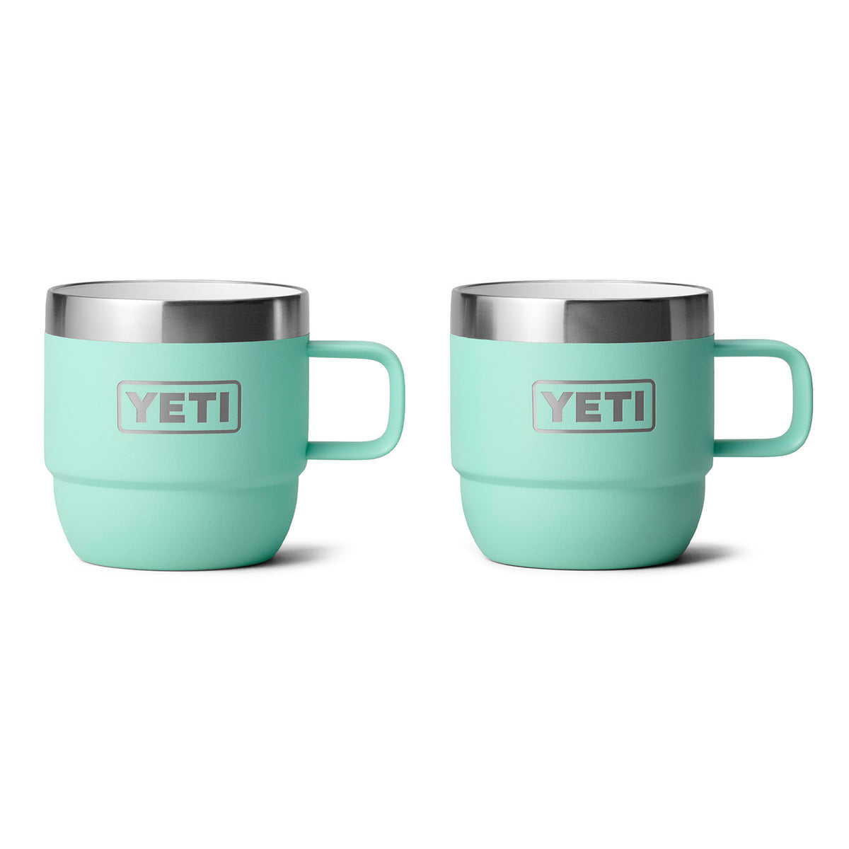 Rambler 6 oz. Stackable Mugs with Durasip Ceramic Lining, 2 Pack