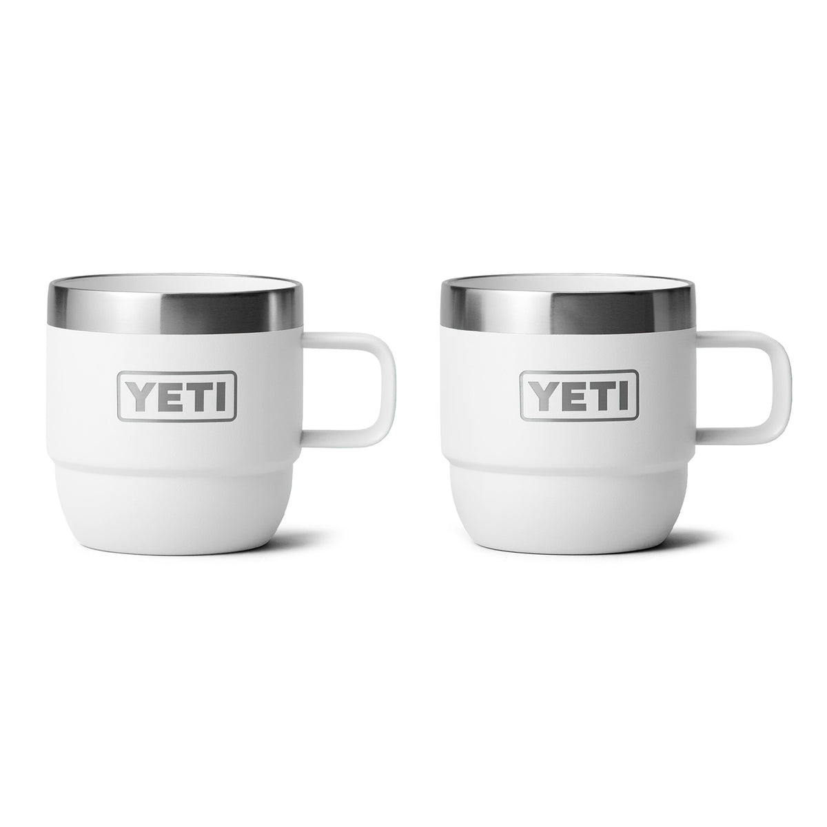 Rambler 6 oz. Stackable Mugs with Durasip Ceramic Lining, 2 Pack