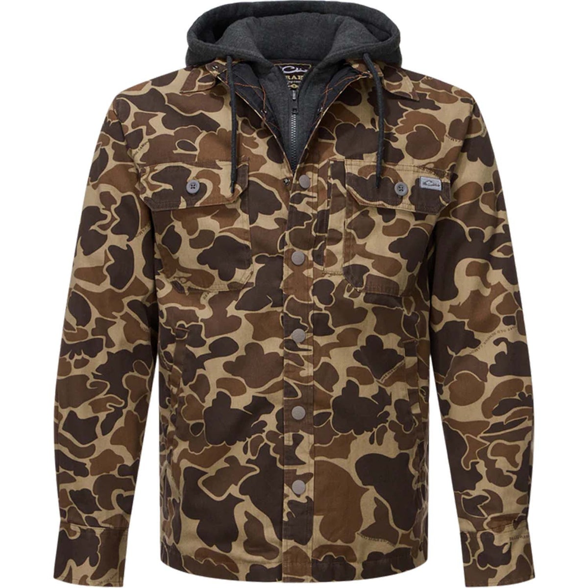 Campfire Canvas Shirt Jac Hoodie