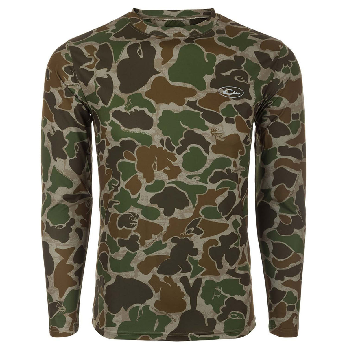 EST Camo Performance Crew Long Sleeve Old School