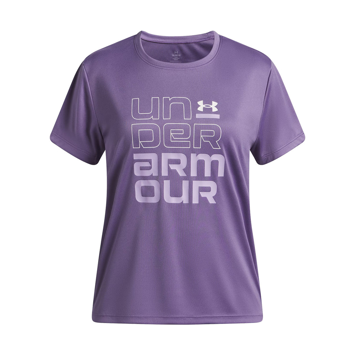 Girls Tech Split Wordmark Short-Sleeve Shirt