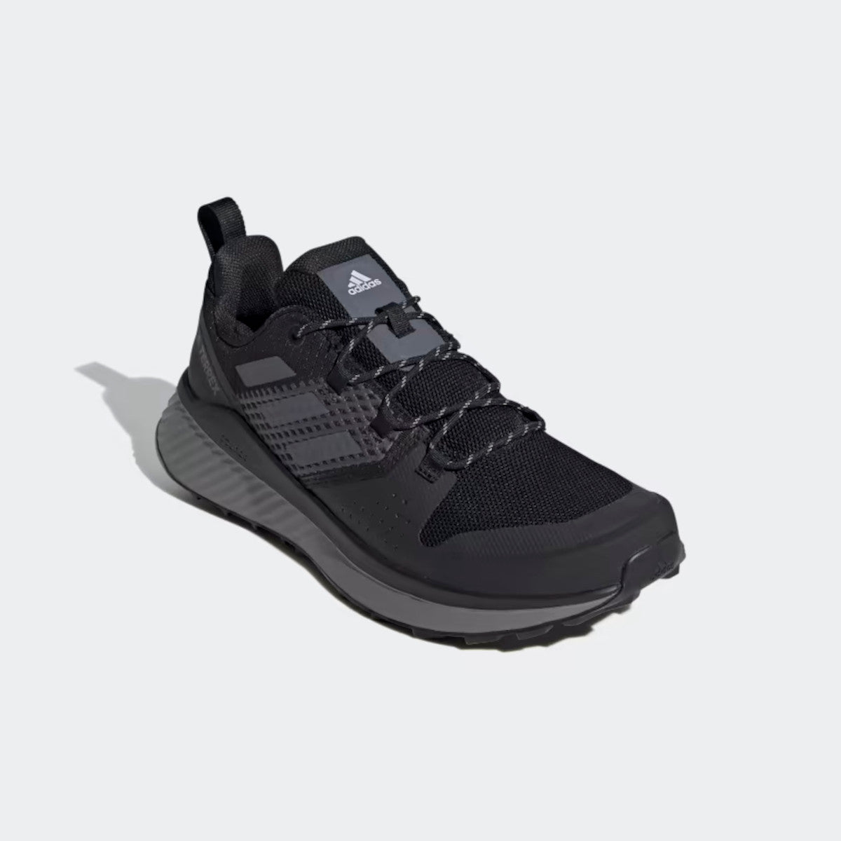Tilted image of the Adidas Terrex Folgian Hiker Black/Grey