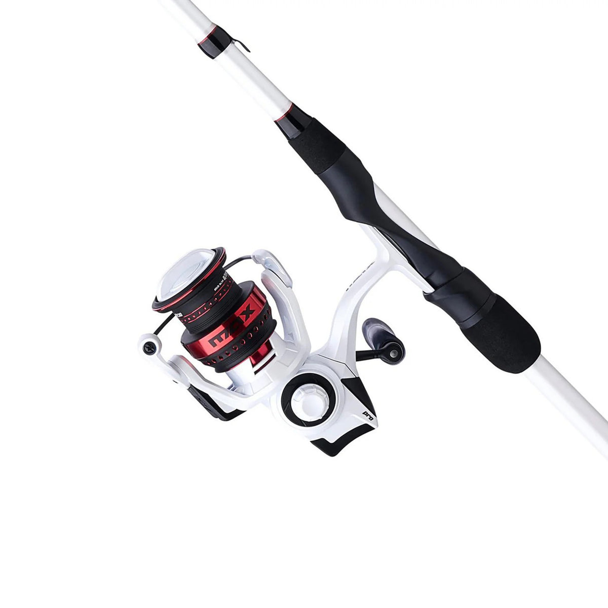 Abu Garcia Max Pro Rod and Reel Spinning Combo Close-Up Reel Image