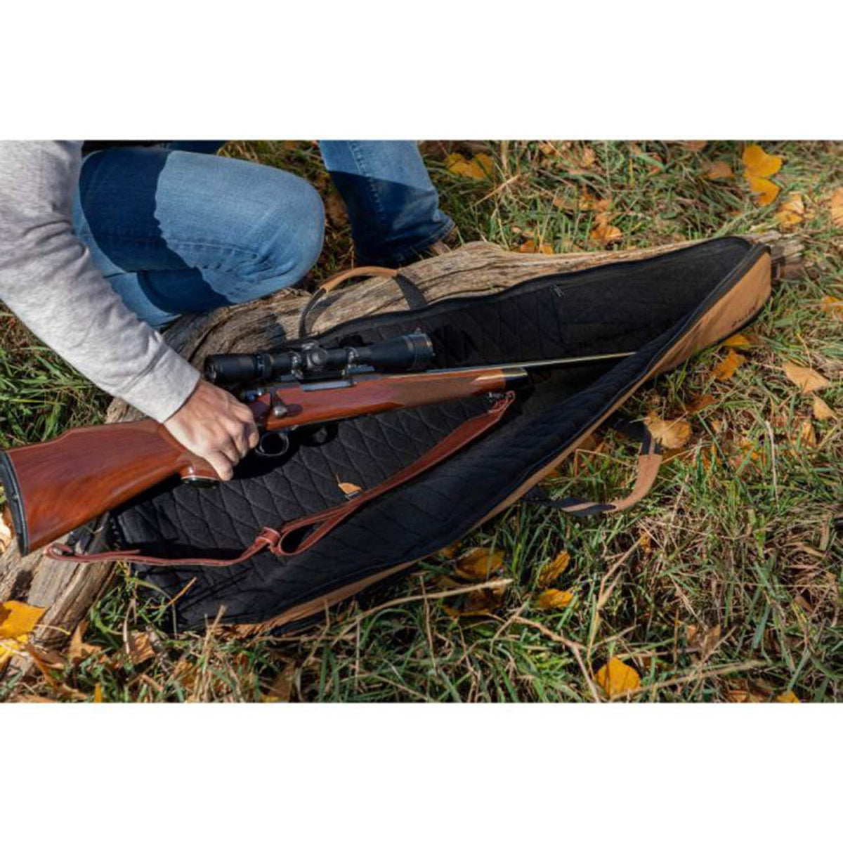 Allen Ranch Canvas 46” Rifle Case Lifestyle Image