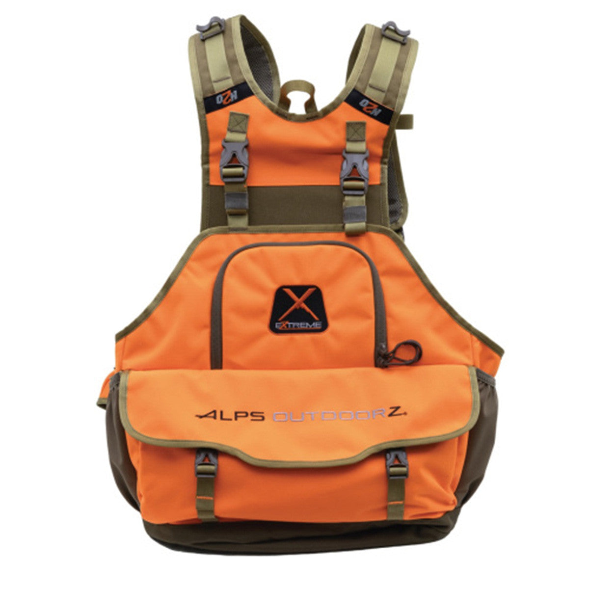 Alps Outdoorz Blaze orange Upland Game Vest X 2.0 Back View
