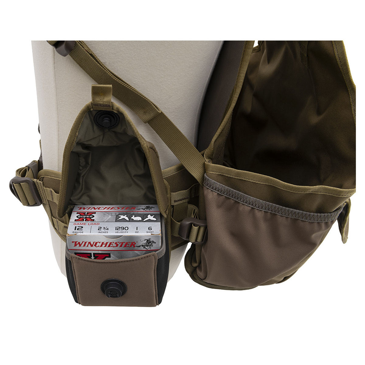 ALPS OutdoorZ Upland Game Vest X 2.0 in Coyote Brown Shell Pocket Image