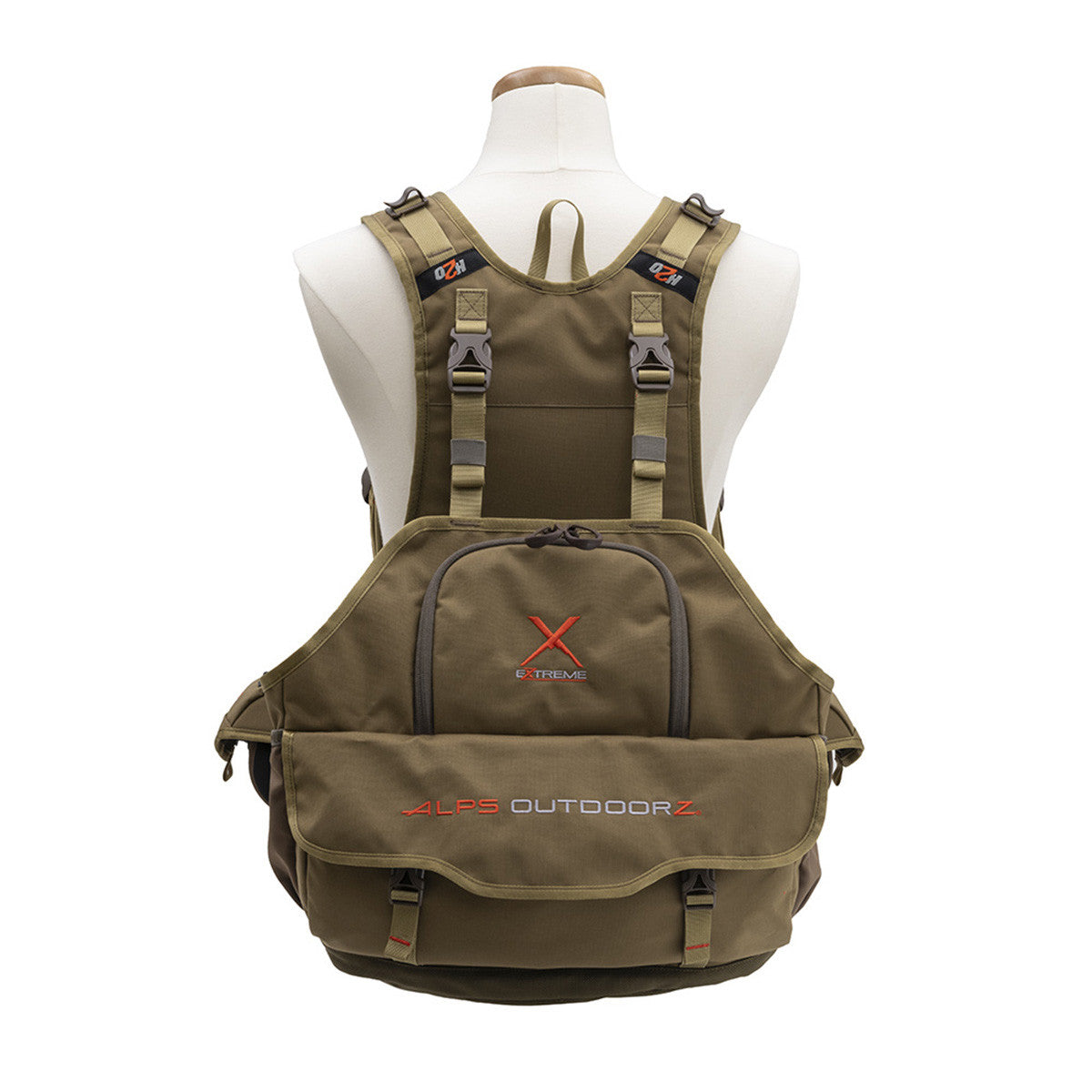 ALPS OutdoorZ Upland Game Vest X 2.0 in Coyote Brown Back Image