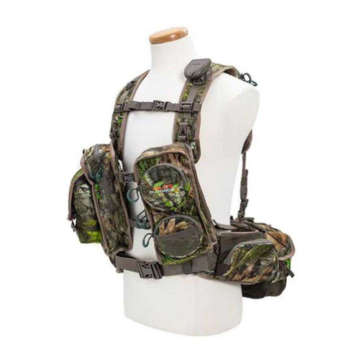 ALPS OutdoorZ Long Spur Mossy Oak Obsession Turkey Vest Left Angled Image