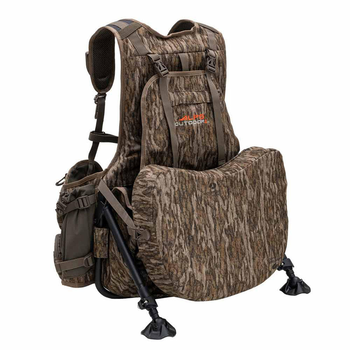 ALPS OutdoorZ Grand Slam Turkey Vest, Mossy Oak Bottomland Camo Back Image