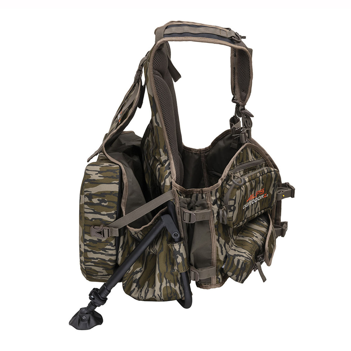 ALPS OutdoorZ Grand Slam Turkey Vest, Mossy Oak Original Bottomland Left Side Image