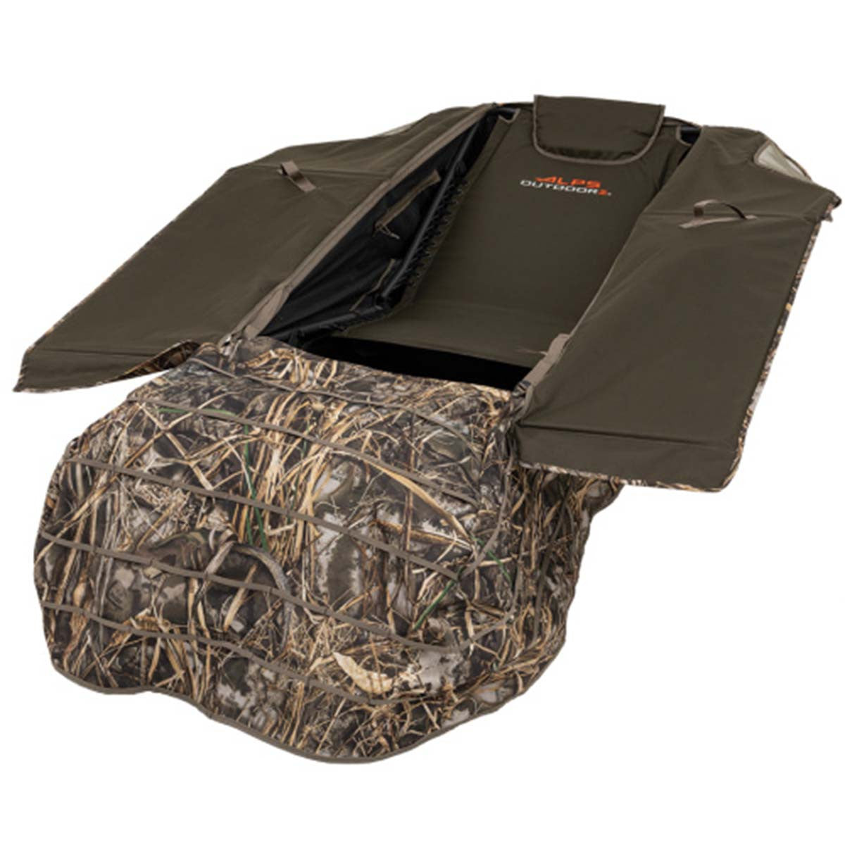 ALPS Outdoorz Legend Layout Blind image in Realtree Max 7