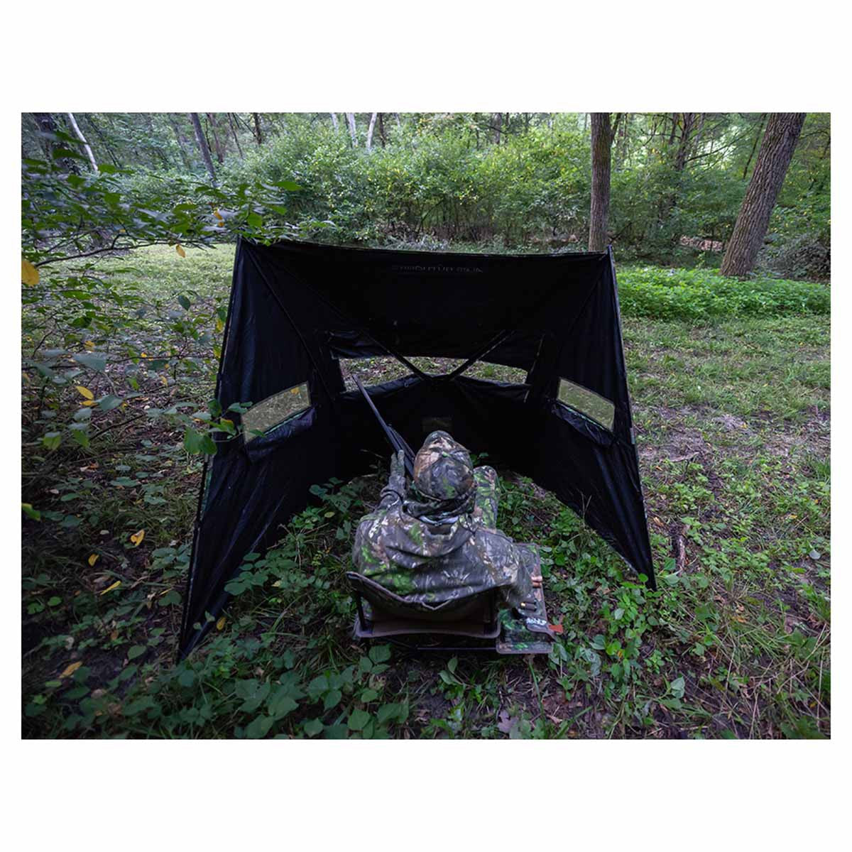 ALPS OutdoorZ Dash Panel Hunting Blind In-the-Field Back Image