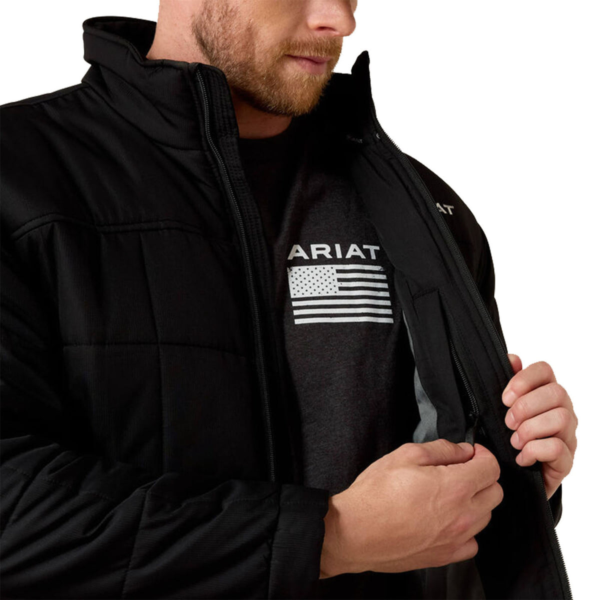 Inside Pocket Image of the Ariat Crius Insulated Jacket.