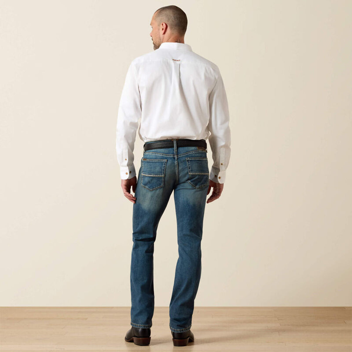 Ariat M8 Modern TekStretch Sebastian Slim Leg Jean Back Model Image