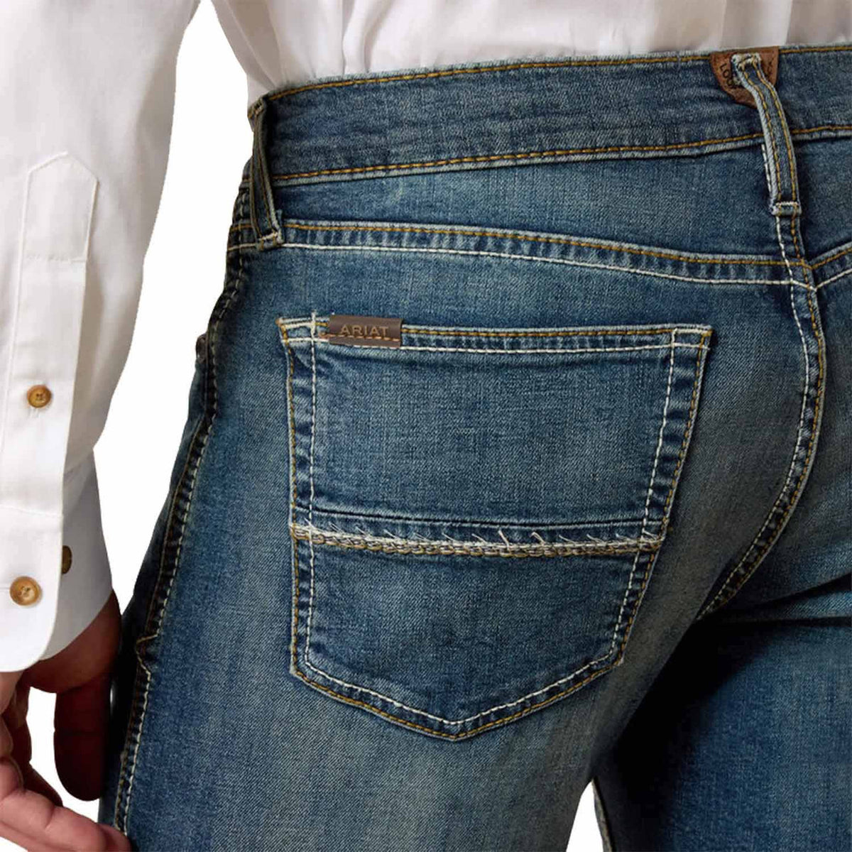 Ariat M8 Modern TekStretch Sebastian Slim Leg Jean Rear Pocket Image