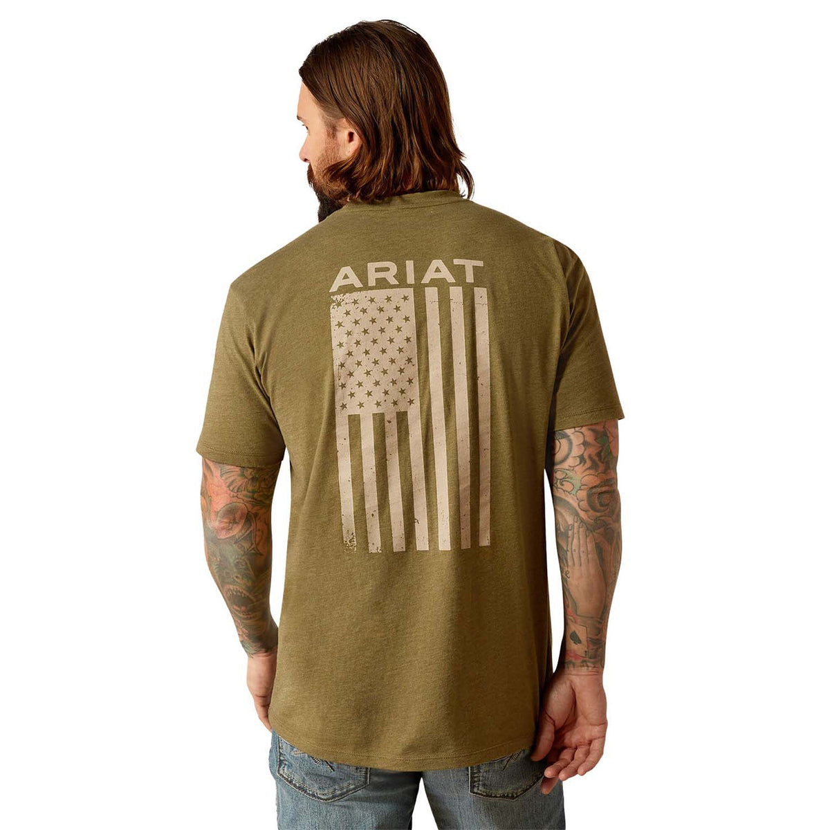 Ariat Freedom T-Shirt image in Military Heather
