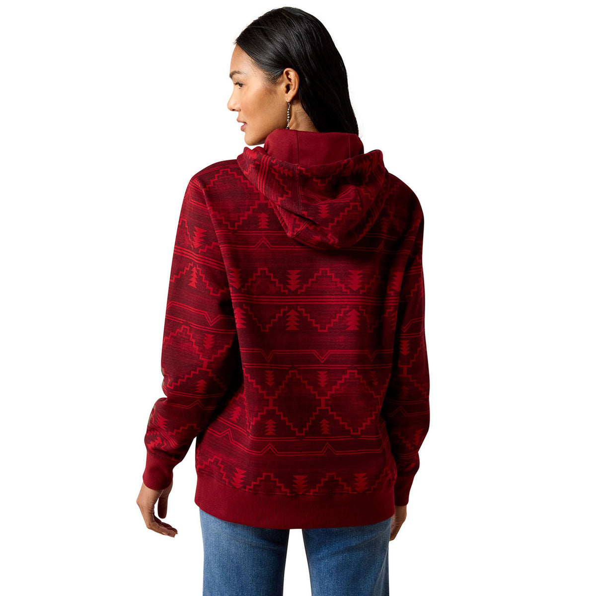 Back Image of the Ariat Women's Logo 2.0 Printed Hoodie.