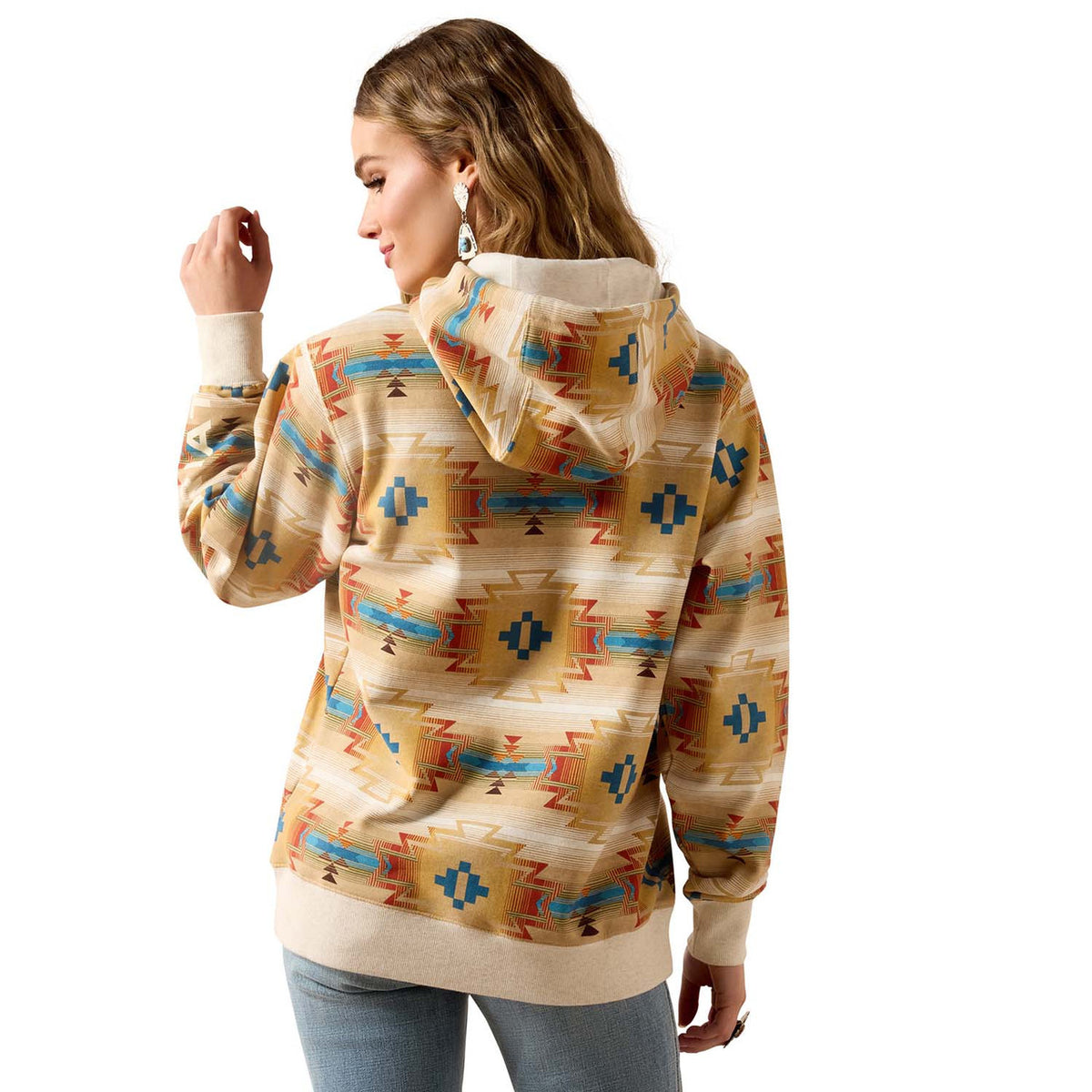 Back Image of the Ariat Women's Logo 2.0 Printed Hoodie.