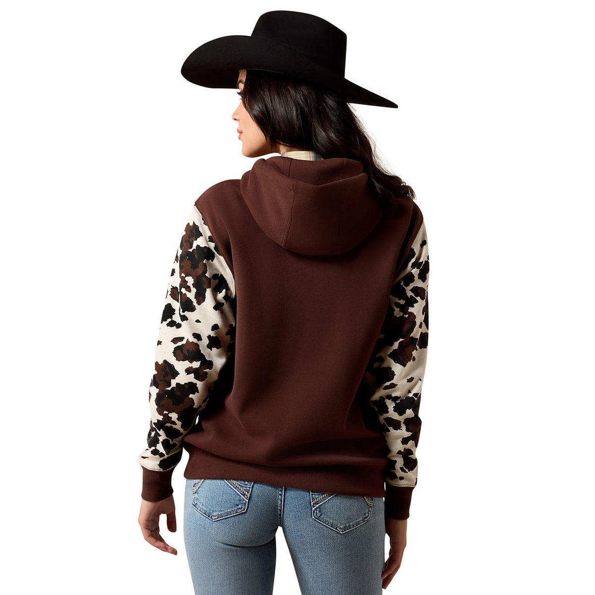 Back Image of the Ariat Women's Logo 2.0 Printed Hoodie.