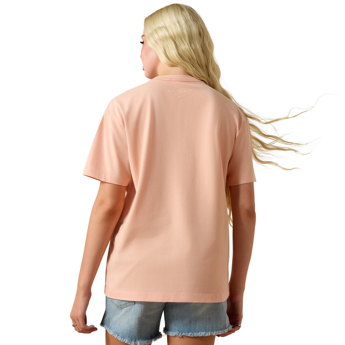 Back Image of the Ariat Women's Cowgirl at Heart T-Shirt.